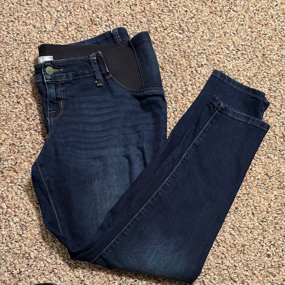 Isabel Maternity by Ingrid & Isabel Skinny Jeans - Black and Gray